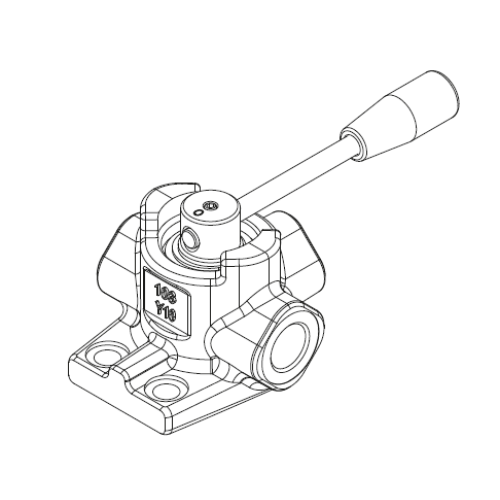 DH20/3B 3/4" THREE WAY BALL VALVE