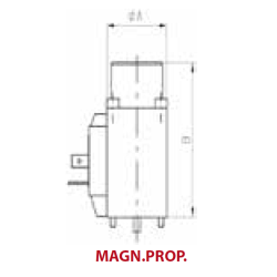 MAGN. PROP. 45X45 12 Vcc PROPORTIONAL POPET VALVE COIL (PROPORTIONAL)