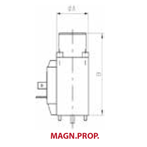 MP 35X35 12Vcc PROPORTIONAL POPET VALVE COIL (PROPORTIONAL)