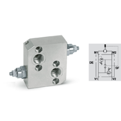 VADDF/D 100 OMV 1" DOUBLE SECONDARY SAFETY (BRAKE) VALVE