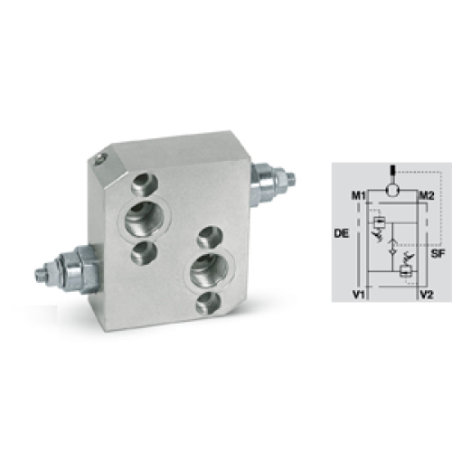 VADDF/D 34 OMT 3/4" DOUBLE SECONDARY SAFETY (BRAKE) VALVE