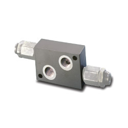 VADDF/D/SF 12 OMS 1/2"-1/4" SECONDARY TWIN SAFETY (BRAKE) VALVE WITH BRAKE RELEASE