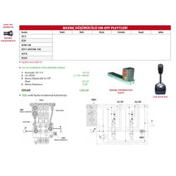 SD 11 SDS 180-150 Quaternary ON-OFF PLATE WITH PRESSURE REDUCER